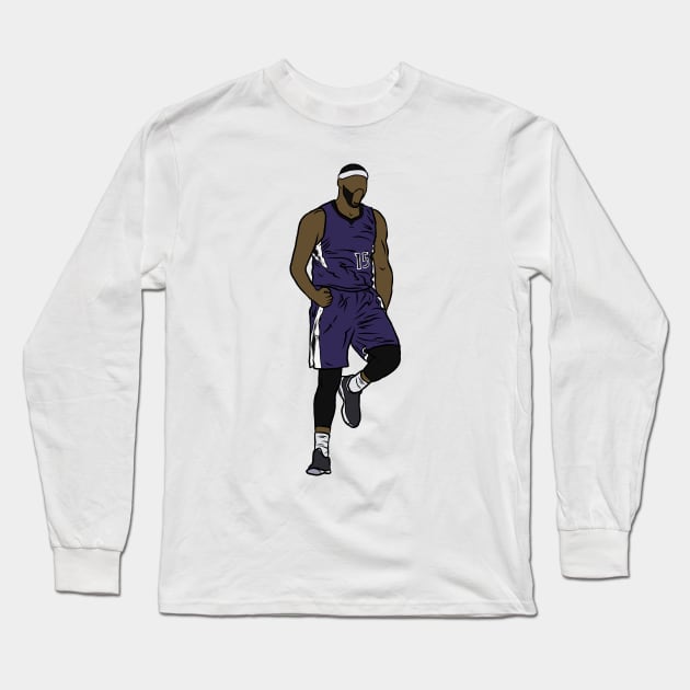 DeMarcus Cousins Celebration Long Sleeve T-Shirt by rattraptees